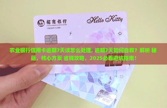 农业银行信用卡逾期7天该怎么处理
