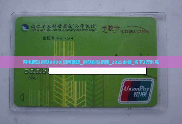 闪电借款逾期8000如何处理