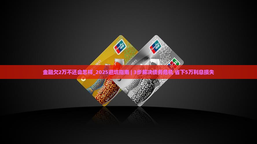 招联金融欠2万不还会怎样