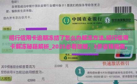 招行信用卡逾期冻结了怎么办解冻方法