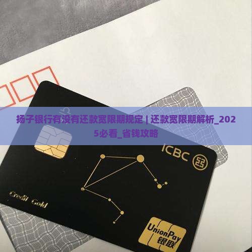 扬子银行有没有还款宽限期规定