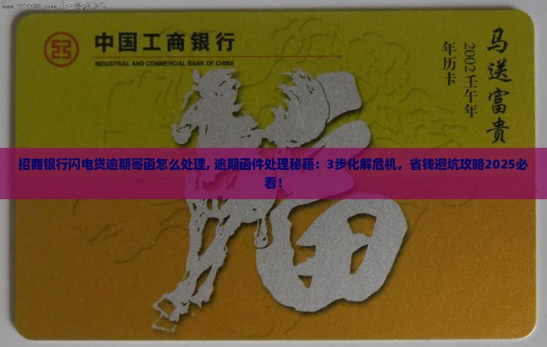 招商银行闪电贷逾期寄函怎么处理