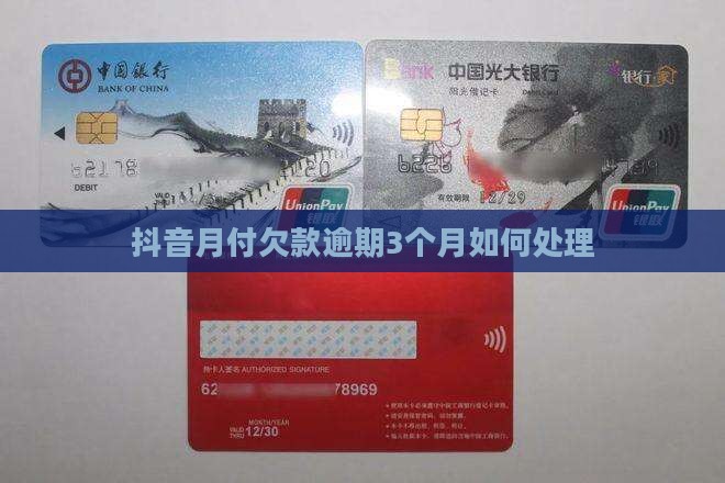 抖音月付欠款逾期3个月如何处理