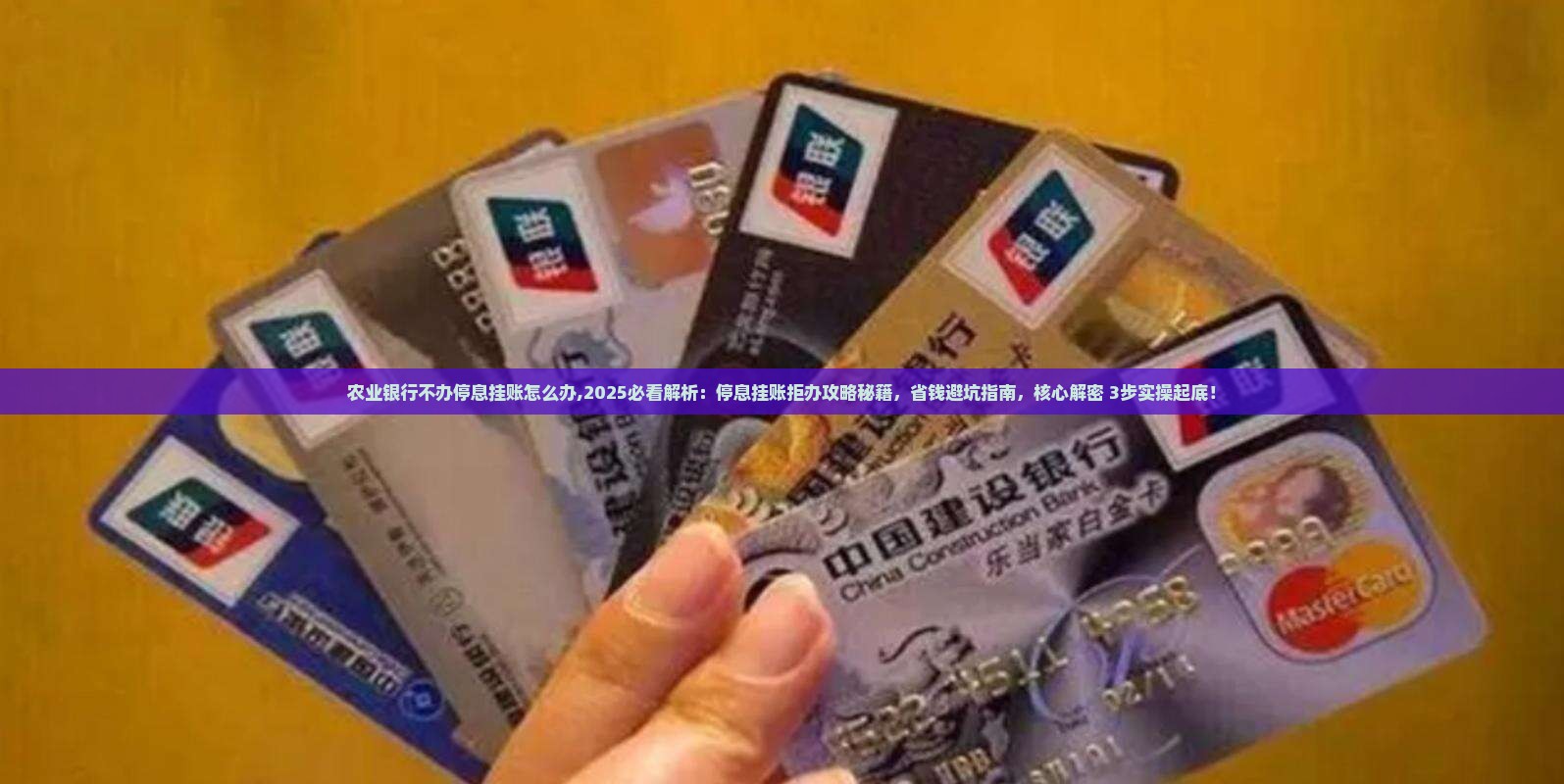 农业银行不办停息挂账怎么办
