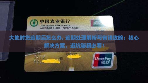 大地时贷逾期后怎么办