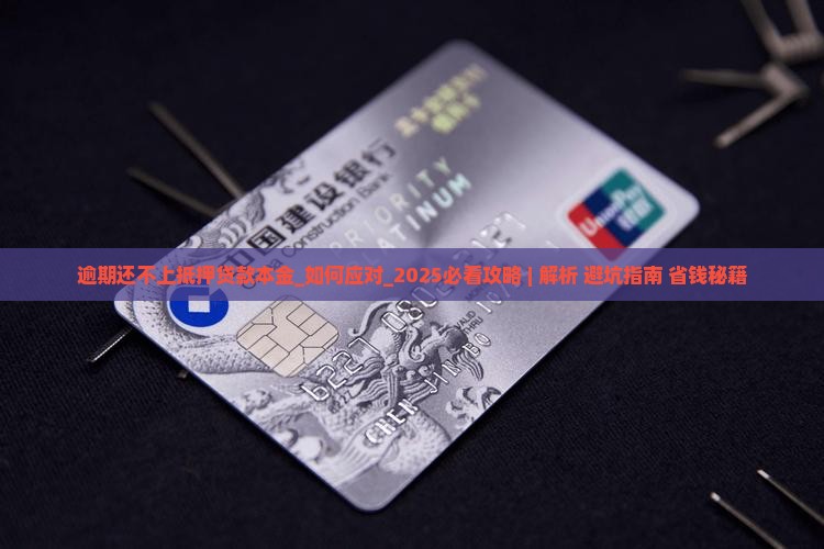 逾期还不上抵押贷款本金